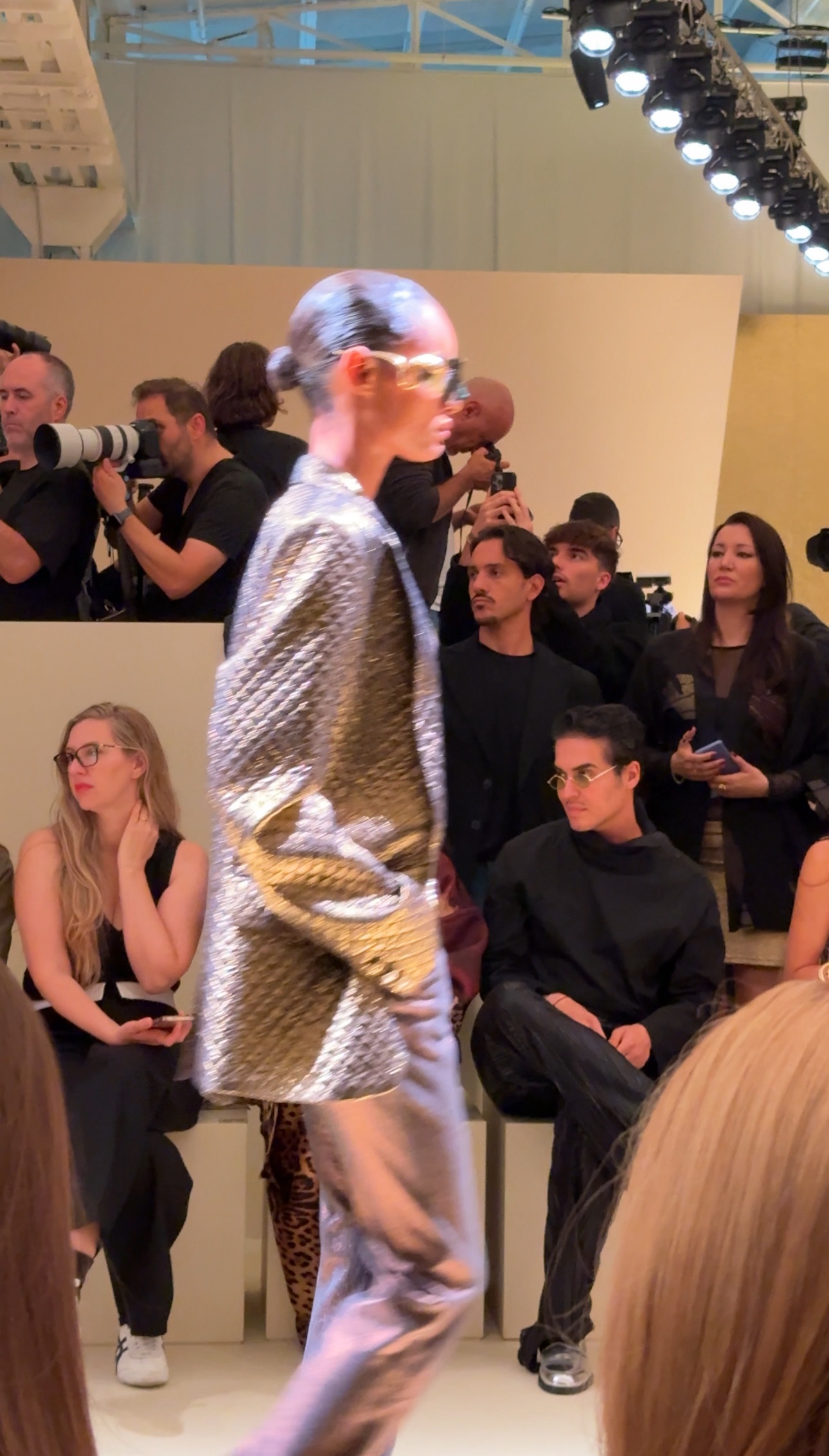 نهار المرزوقي في عرض Roberto Cavalli في ميلانو