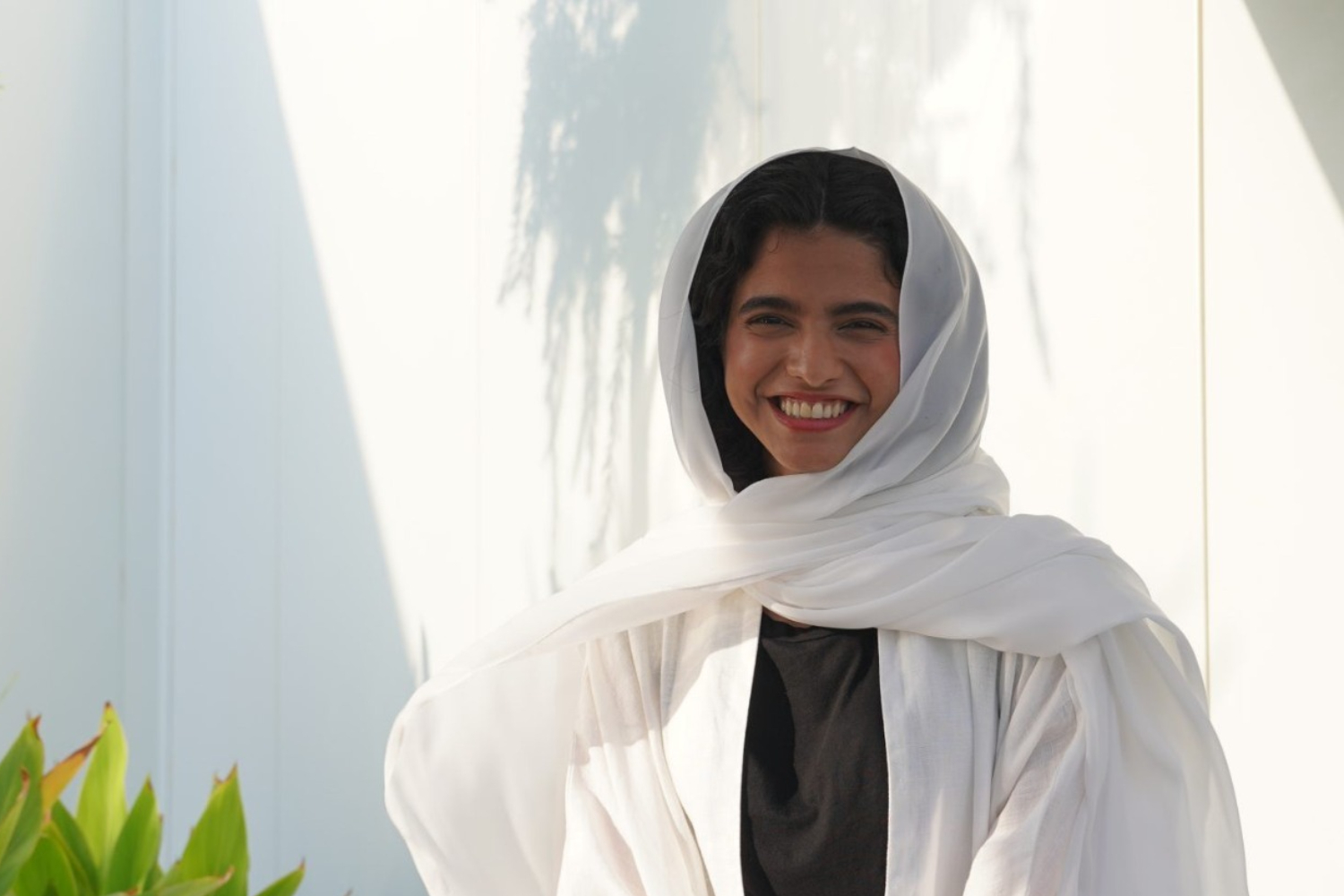 نوف الحارثي الصورة من موقع بينالي الدرعية