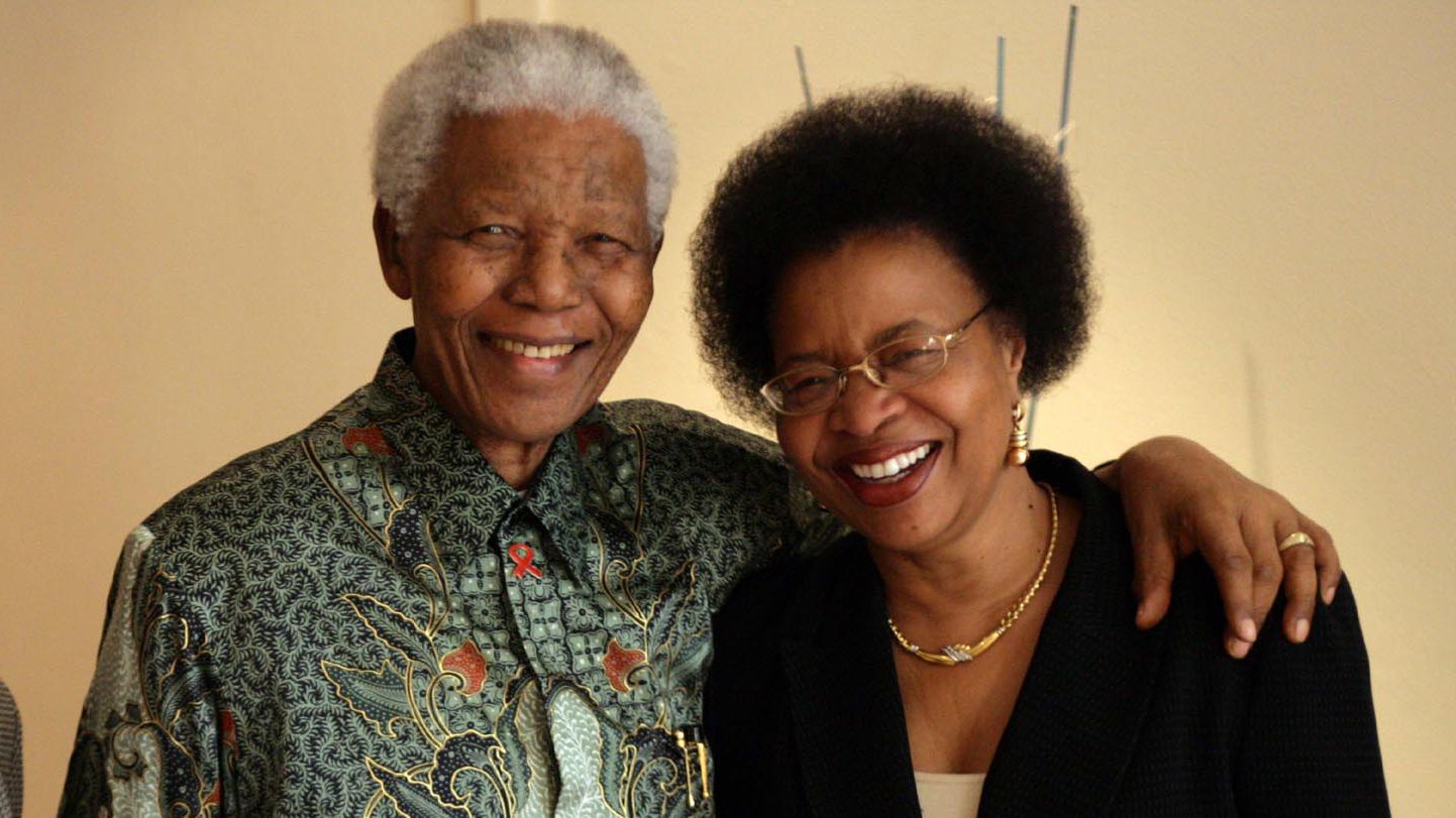 نيلسون مانديلا Nelson Mandela وغراسا ماشيل Graça Machel