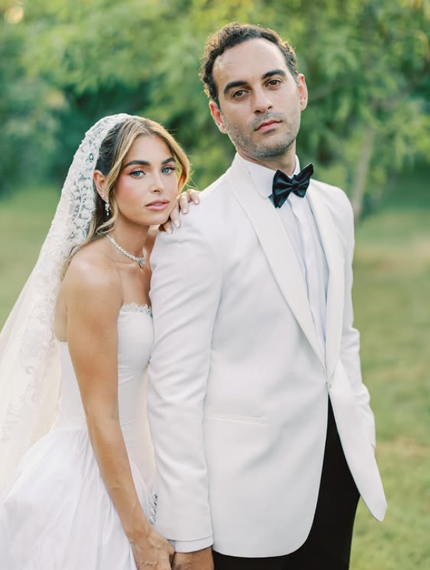 هاجر السراج خلال حفل زفافها