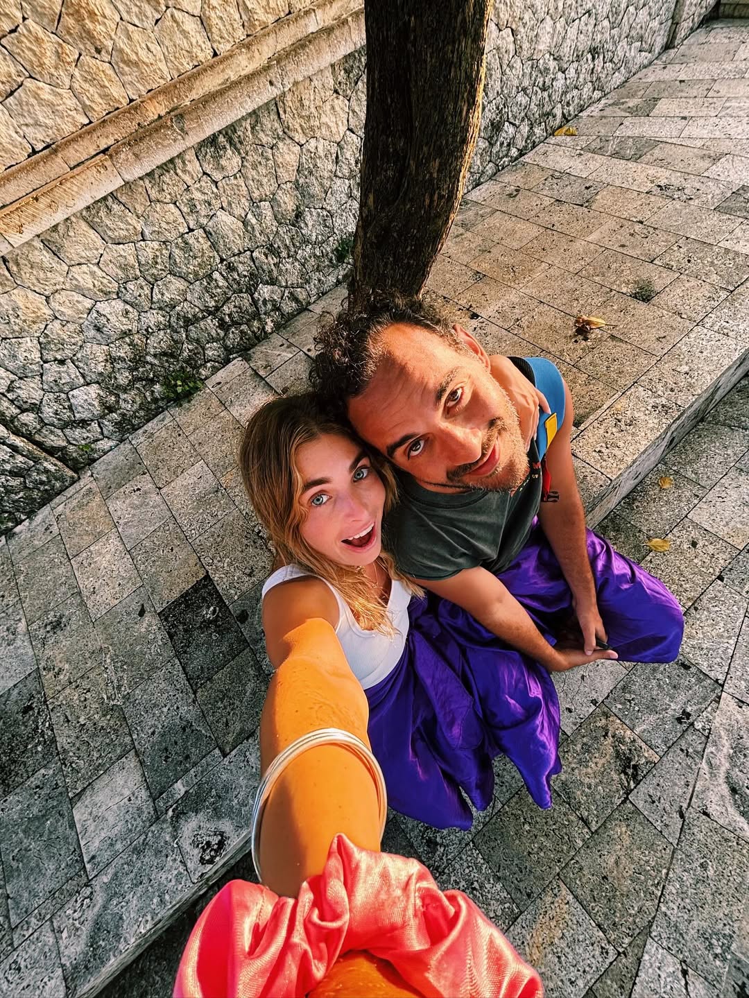 هاجر السراج خلال رحلة شهر العسل الى بالي