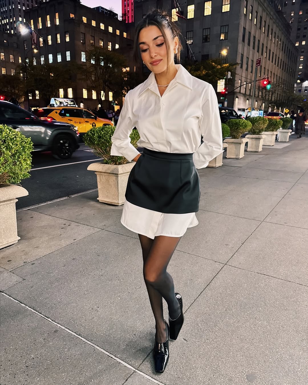 هاندة أرتشيل بصيحة الـShirt dress