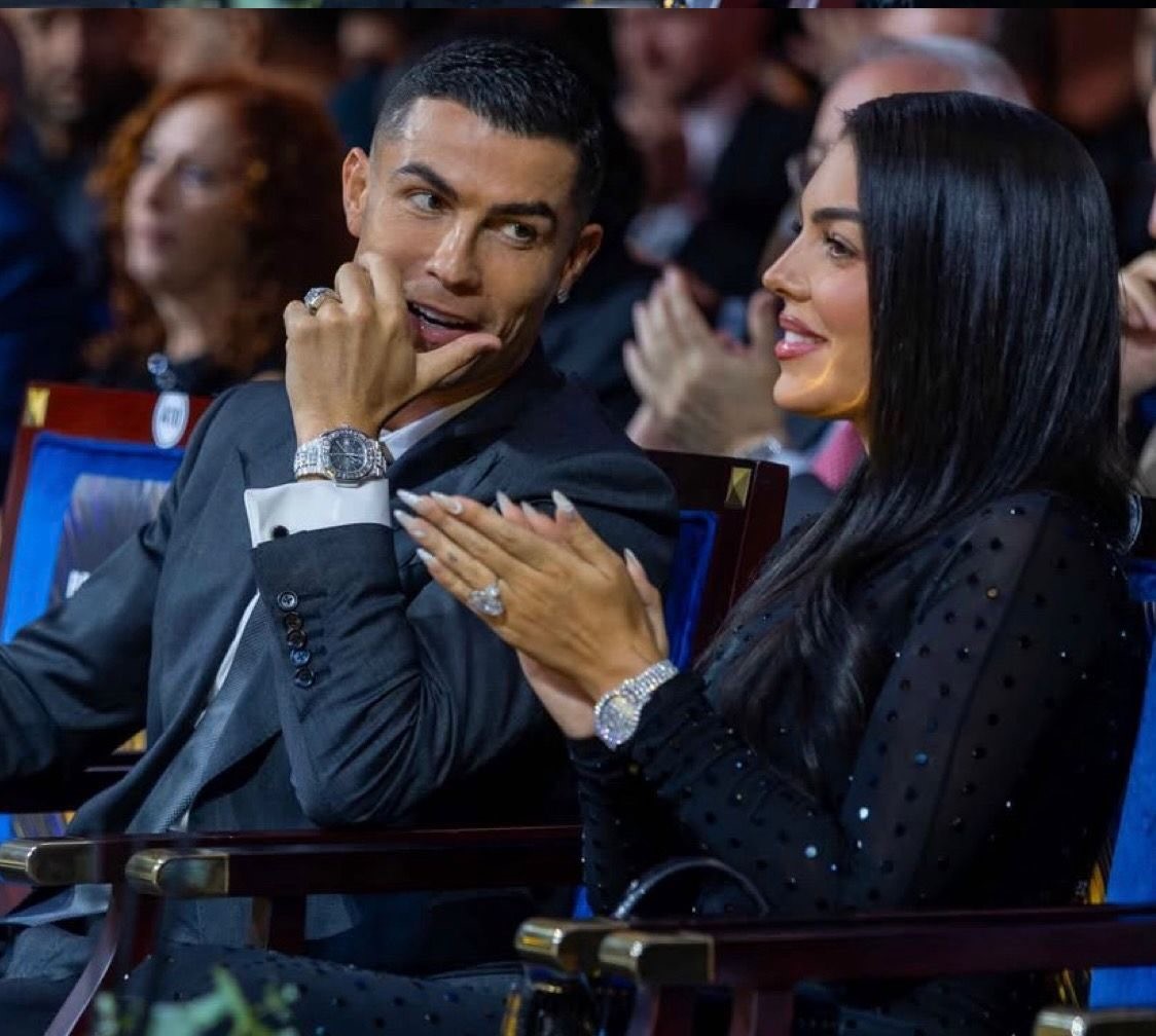 جورجينا رودريغيز مع كريستيانو رونالدو