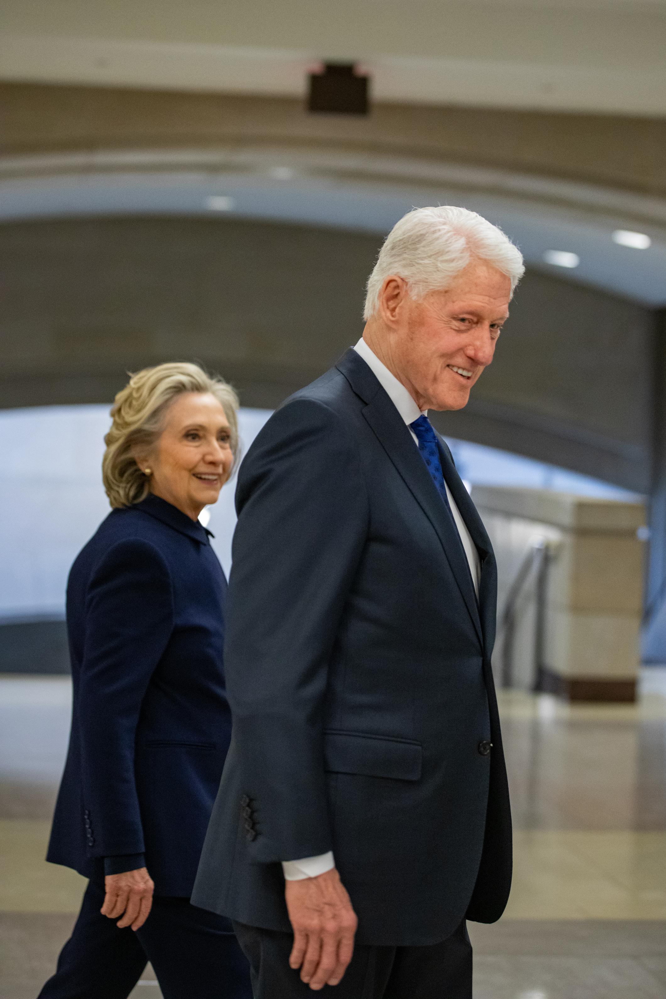 هيلاري كلينتون Hillary Clinton المولودة في 26 أكتوبر 1947 من برج العقرب، وزوجها الرئيس الأمريكي الأسبق بيل كلينتون