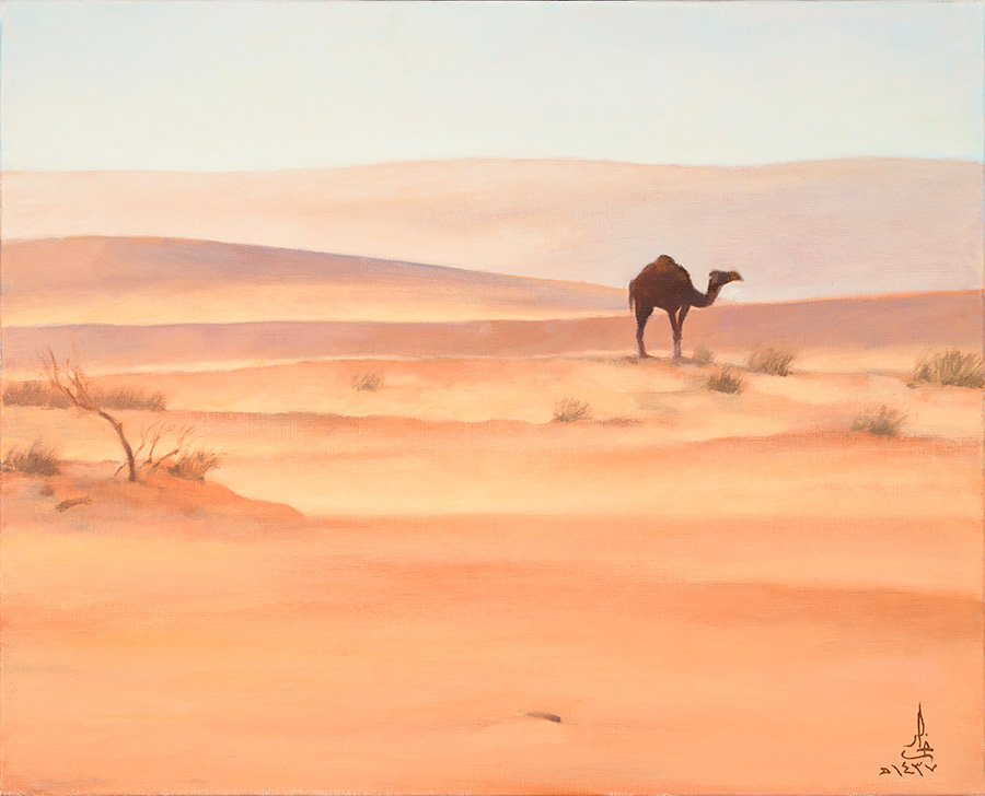 واحدة من اللوحات الفنية المميزة لصاحب السمو الملكي الأمير خالد الفيصل بن عبدالعزيز آل سعود