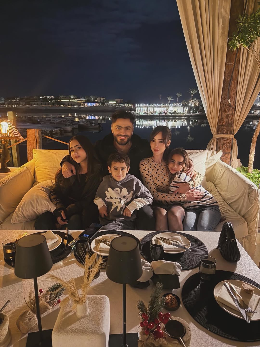 تامر حسني وبسمة بوسيل