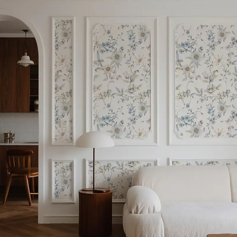 ورق الجدران داخل القوالب الجدارية