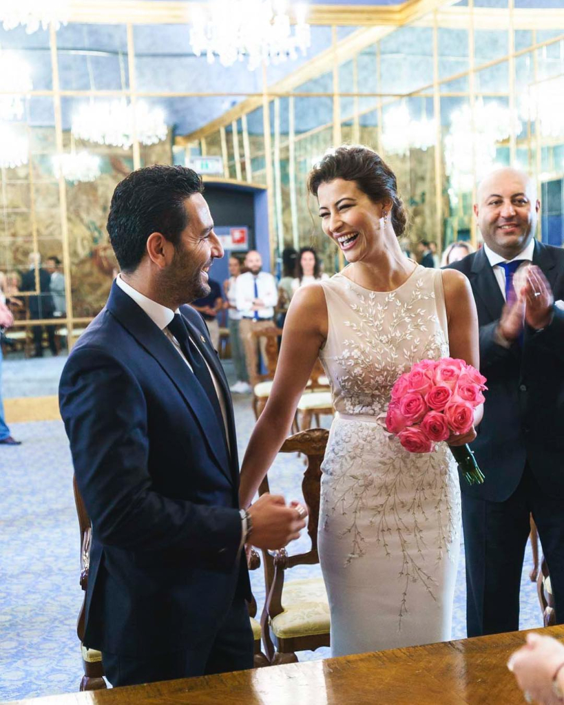 وسام بريدي وريم السعيدي احتفلا بزفافهما الأول في ايطاليا