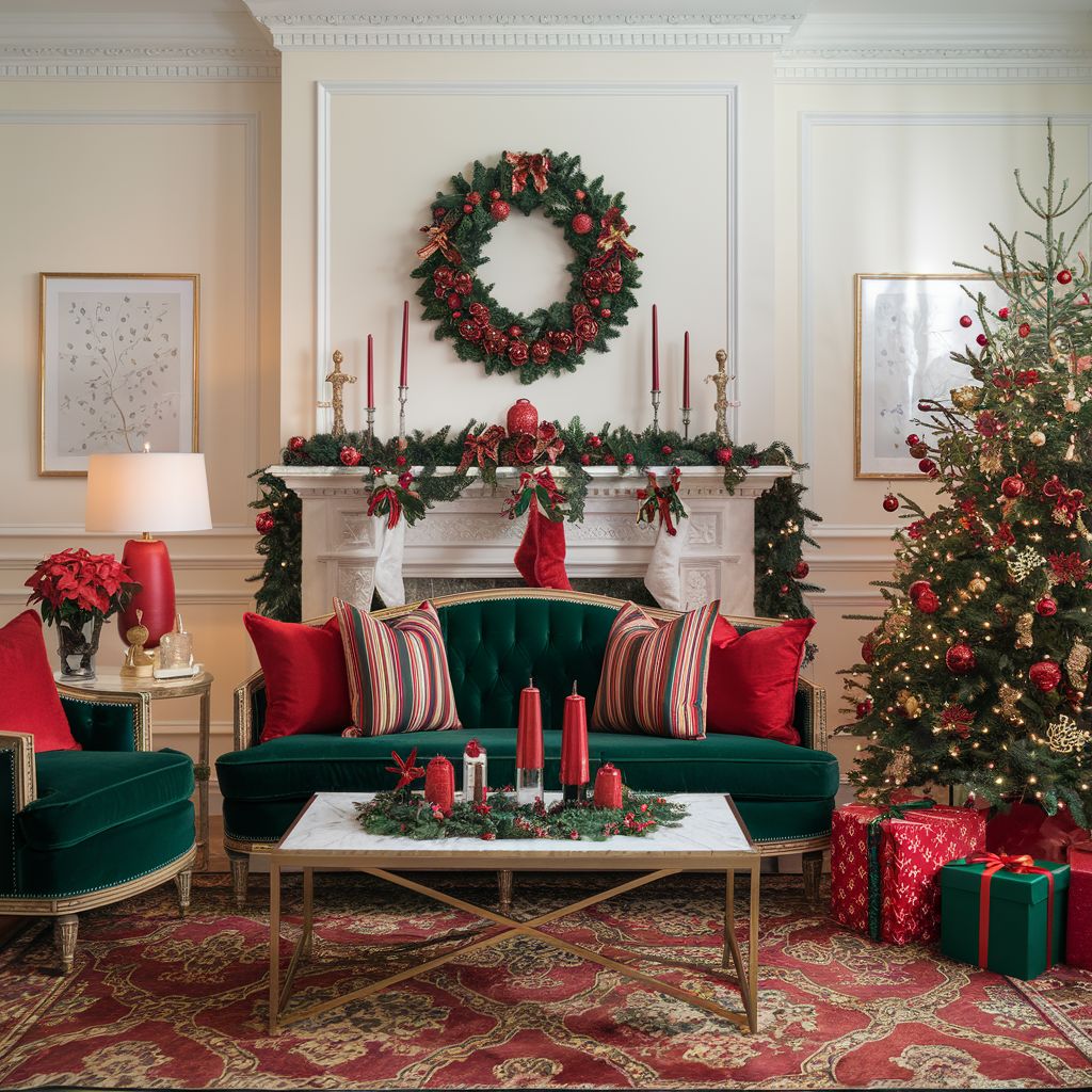 وضع الأحمر والأخضر في كل مكان يُفقد المنزل إحساسه بالذوق الشخصي