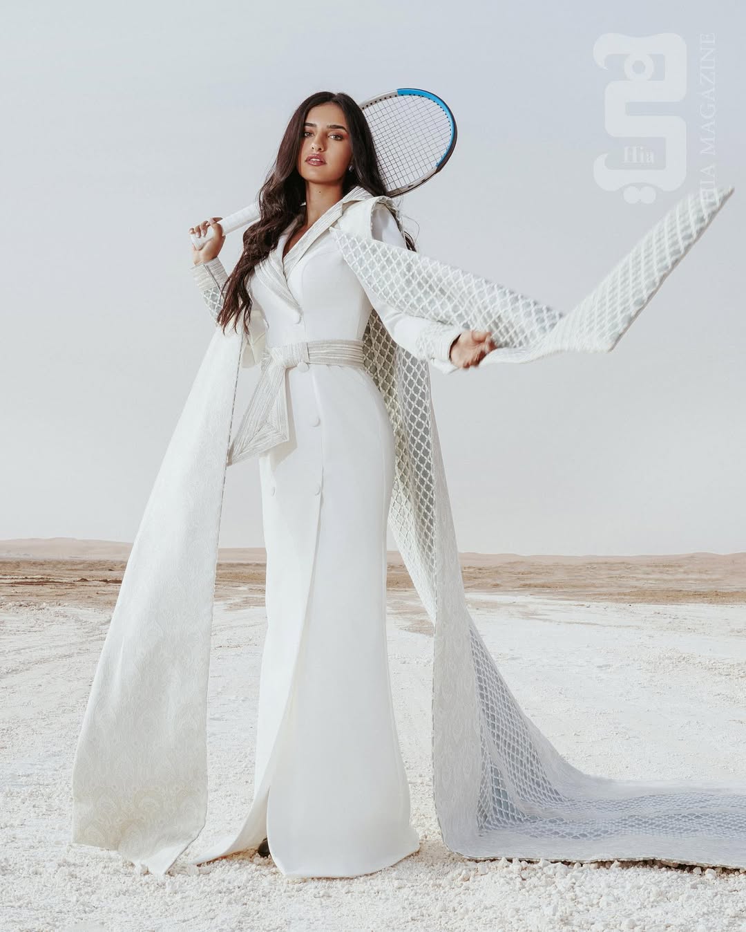 يارا الحقباني من غلاف عدد سبتمبر من مجلة هي 2022 بالتعاون مع عبير أحمد