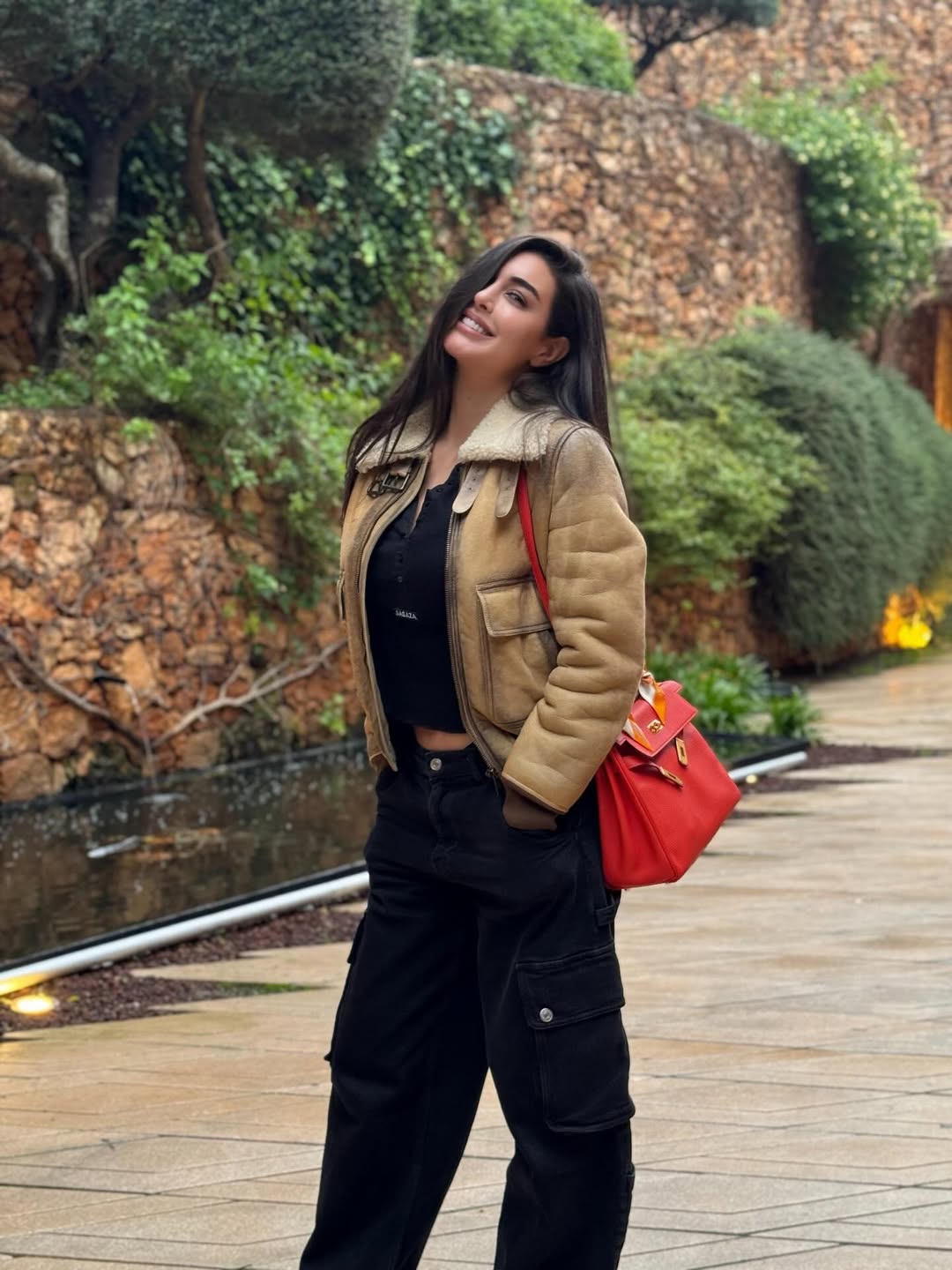 ياسمين صبري في عاصمة جزيرة مايوركا