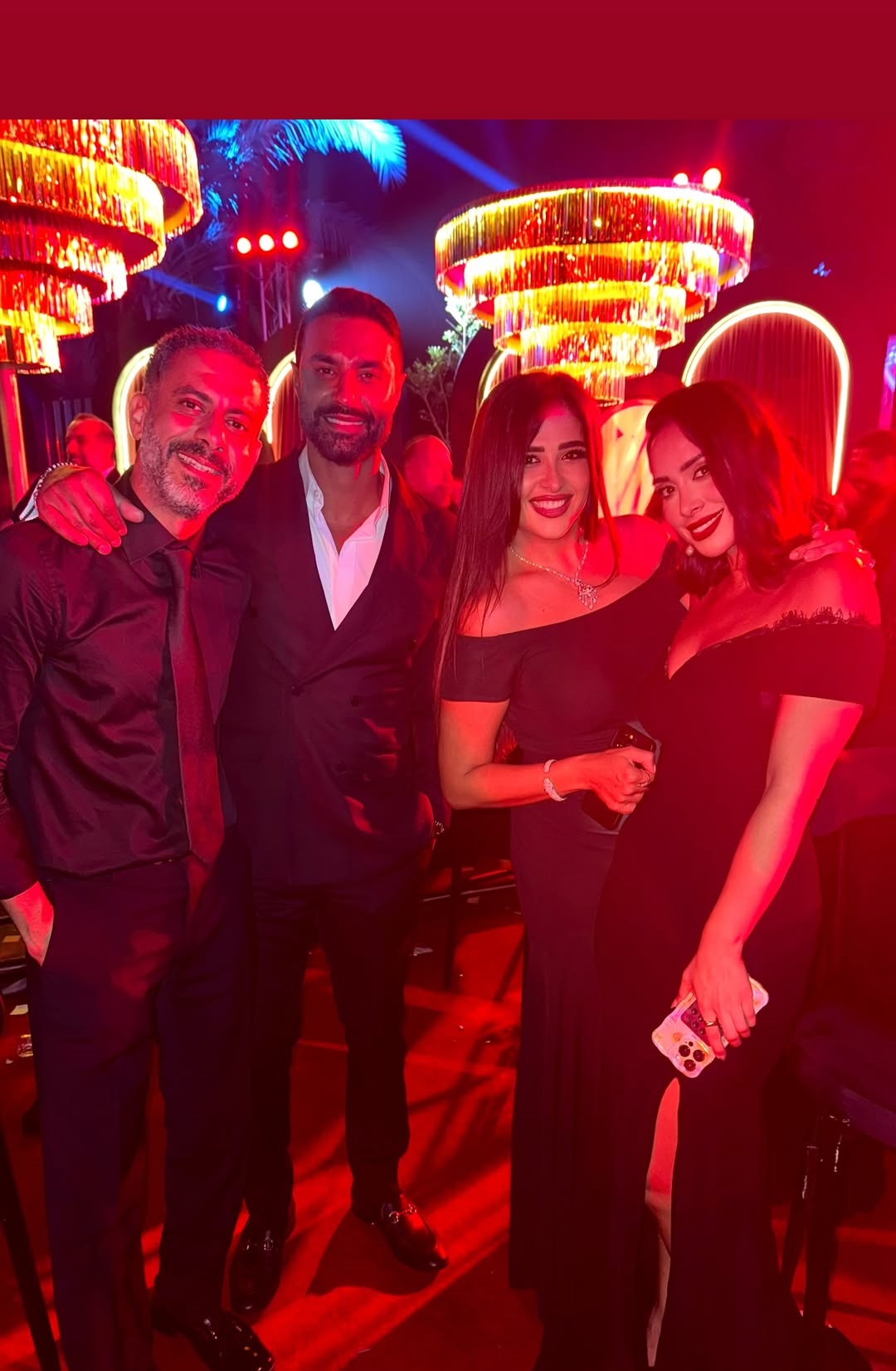 ياسمين عبد العزيز مع النجم كريم فهمي