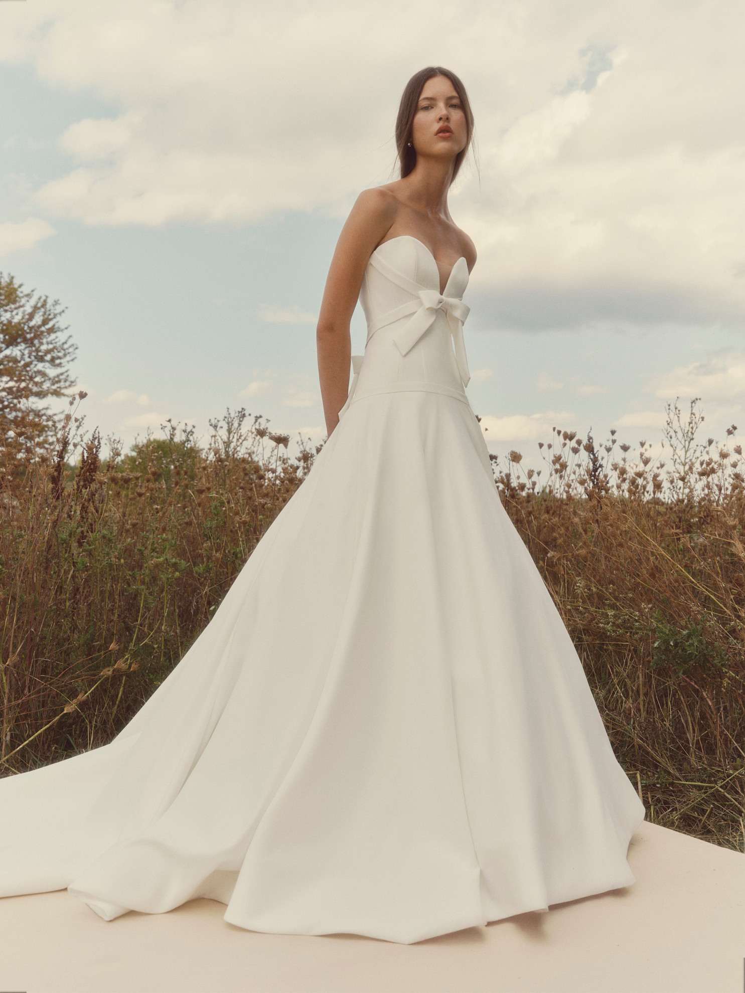 ياقة على شكل قلب من دار Alyne