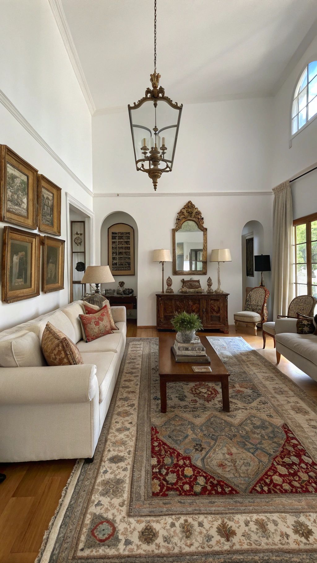 يجب الحفاظ على المسارات الطبيعية للحركة في غرفة المعيشة