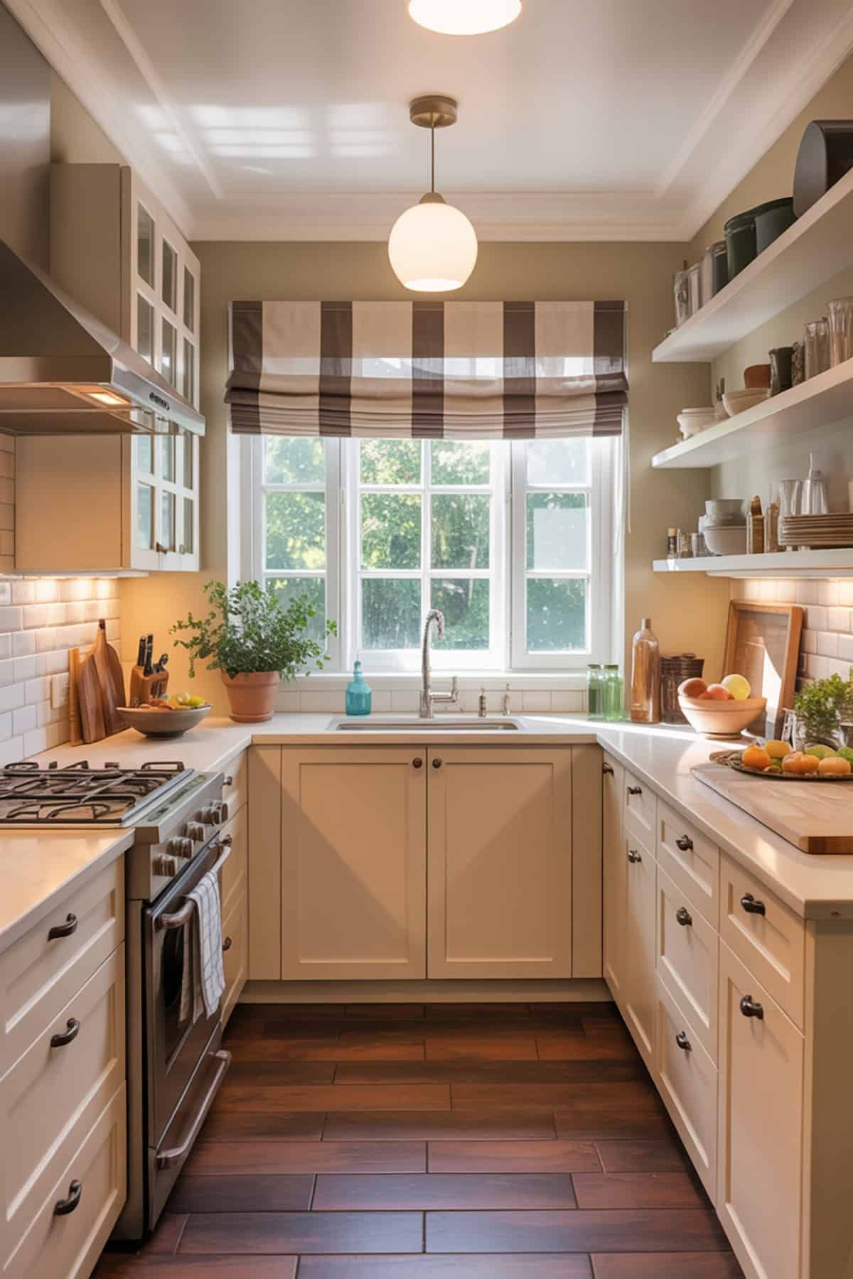 يجمع المطبخ على شكل حرف U بين سهولة الحركة وكفاءة الاستخدام