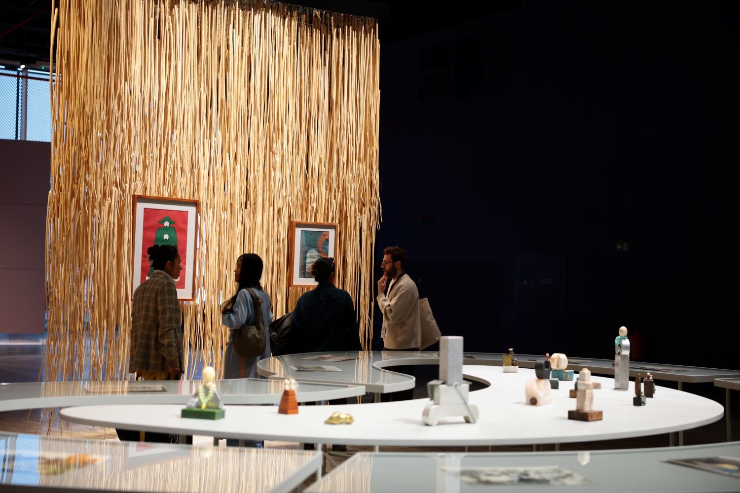 يضم البينالي خمس صالات عرض فنية في حي جاكس