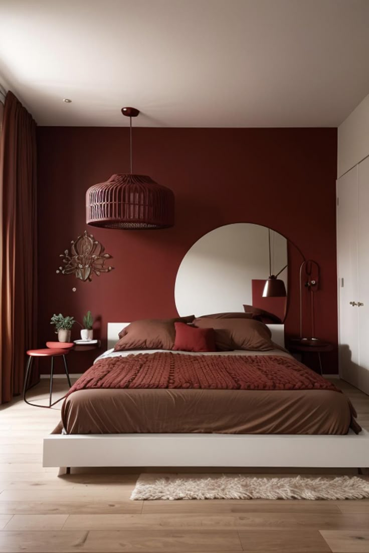 يفضل الخبراء الألوان التي تبرز الطابع المعماري مثل الأحمر درجة أوكس بلود Oxblood Red