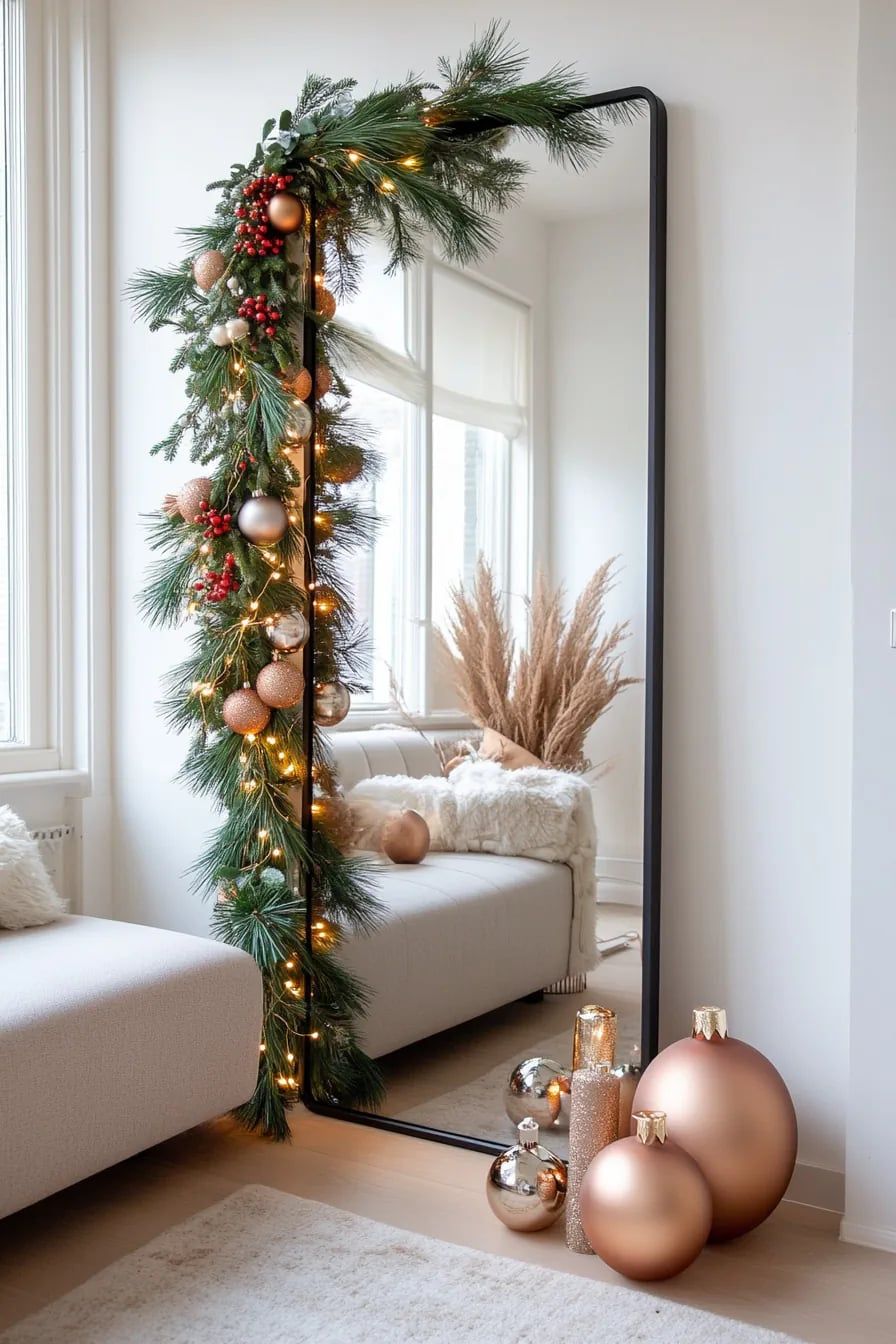 يمكن استغلال المرابا لإضفاء جو احتفالي ساحر على المنزل