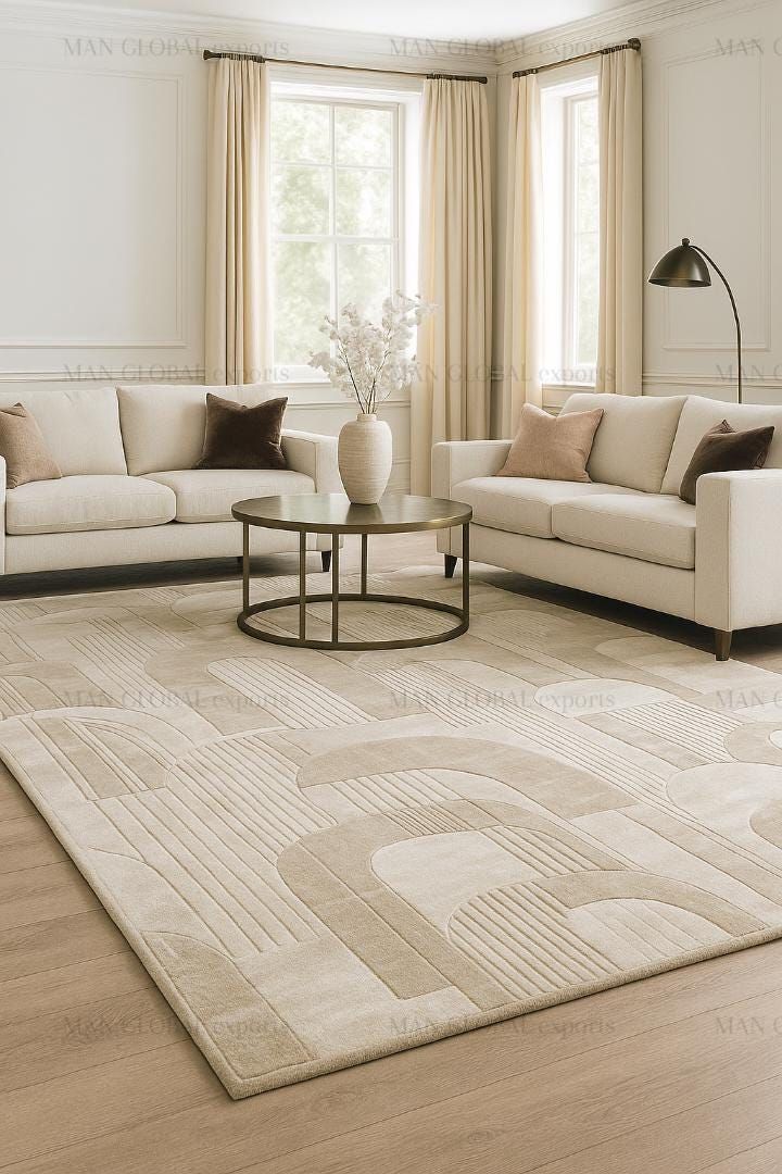 يمكن للسجاد أن يُحدِث تحولًا جماليًا فوريًا لغرفة المعيشة