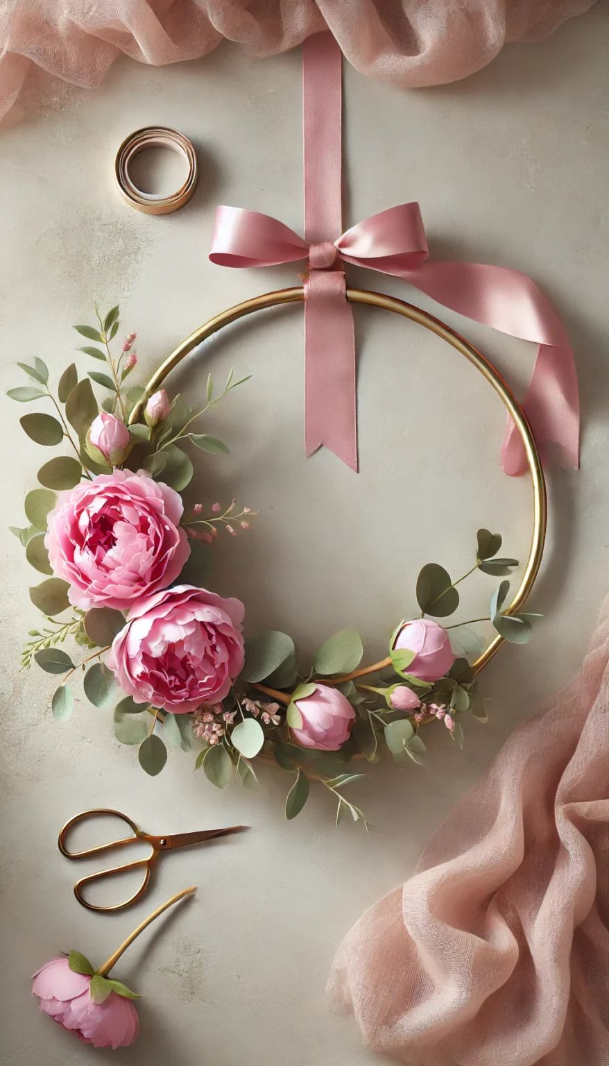 يمكنكِ اختيار أكاليل الترحيب المصنوعة من الزهور الطبيعية