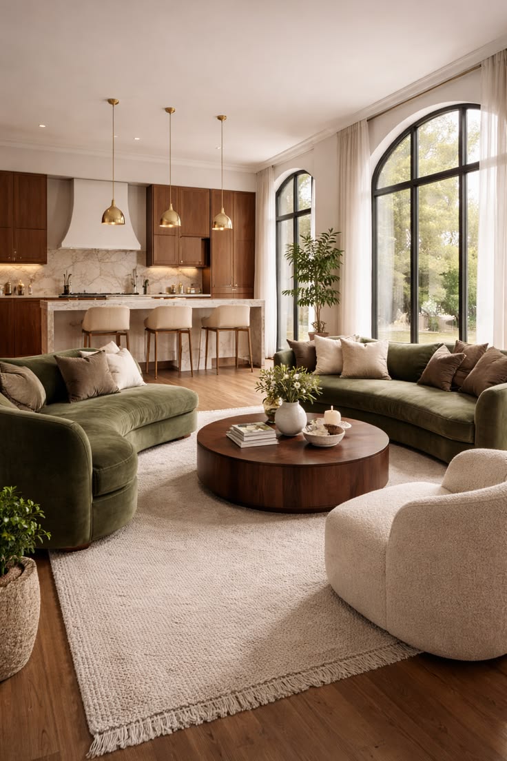 ينصح الخبراء بترك مسافات بين قطع الأثاث لتسهيل الحركة داخل الغرفة