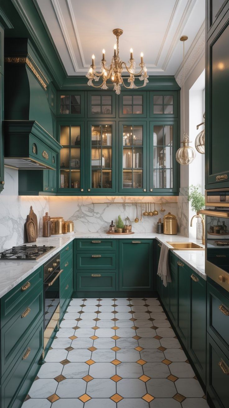 ينصحك الخبراء باستبدال أسطح العمل الداكنة بخيار أفتح لإضاءة مطبخك