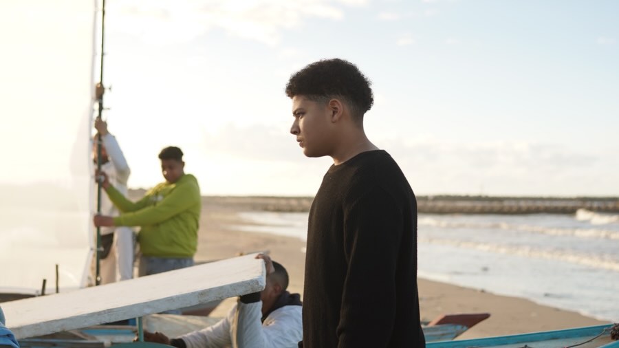 يوسف حمادة هلال مع والده في "المداح 6"