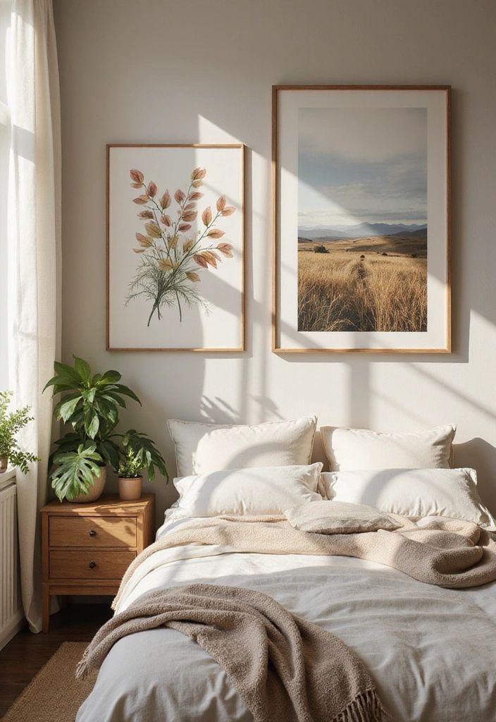 يوصي الخبراء بترك مسافة تتراوح بين 15 و30 سم بين أسفل اللوحة وقطعة الأثاث