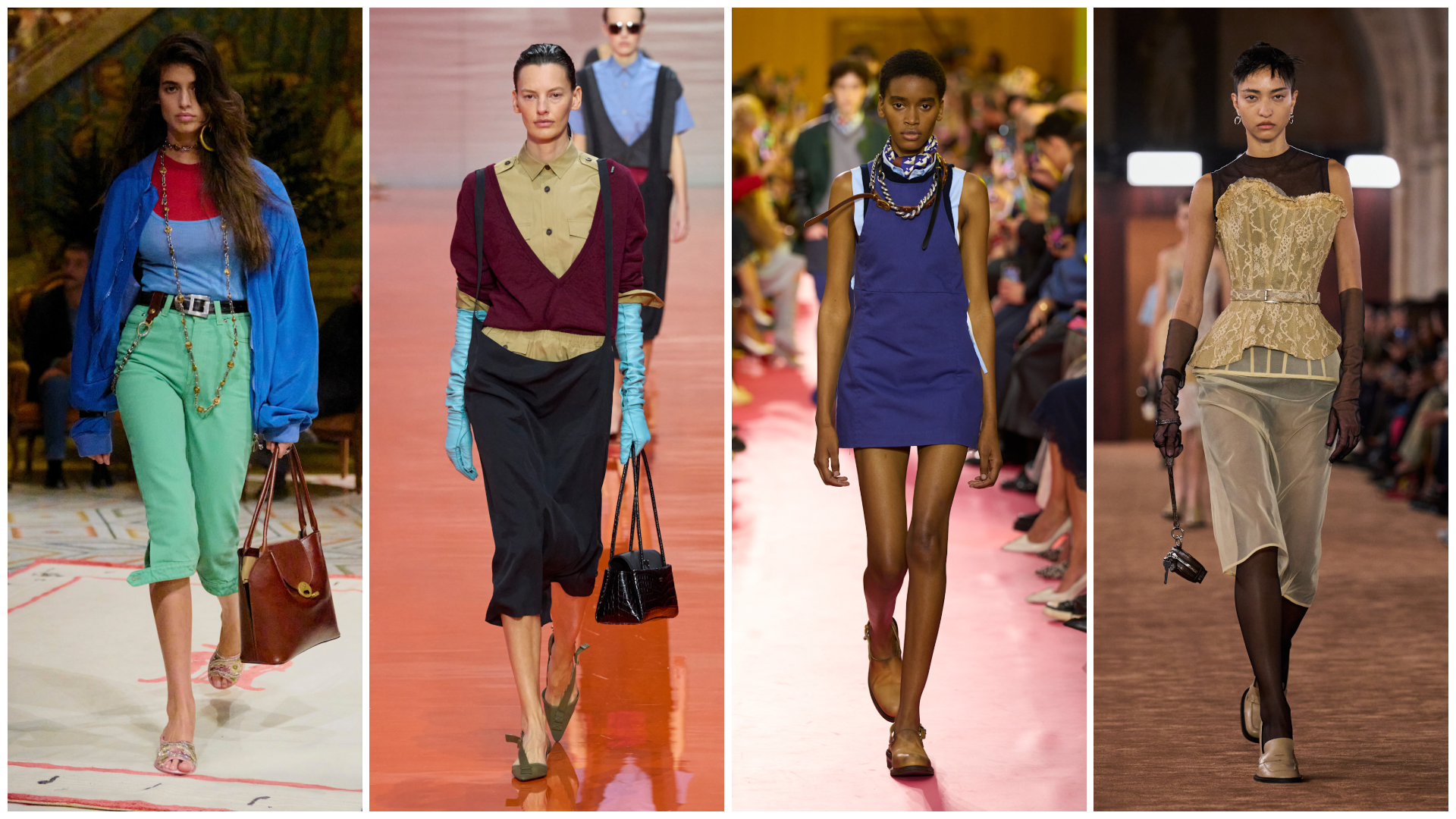 عروض الأزياء الجاهزة لربيع وصيف 2026 من Miu Miu وAcne Studios وPrada وVersace