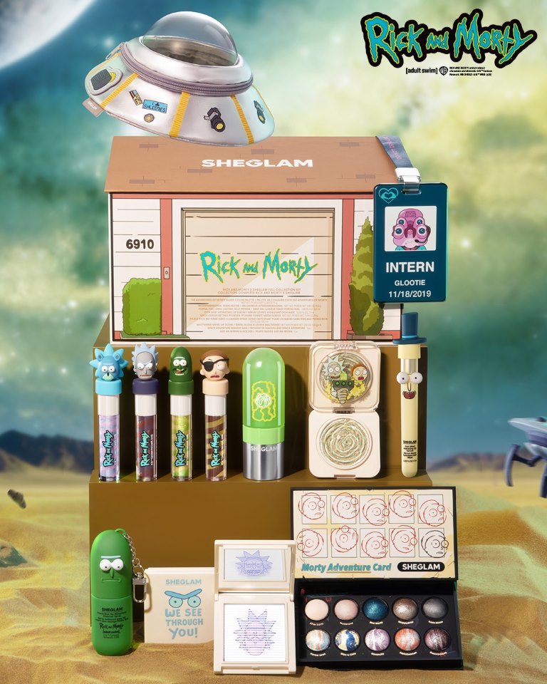 SHEGLAM تعود إلى عالم الجمال المتعدد مع مجموعة  Rick and Morty 2.0 x SHEGLAM