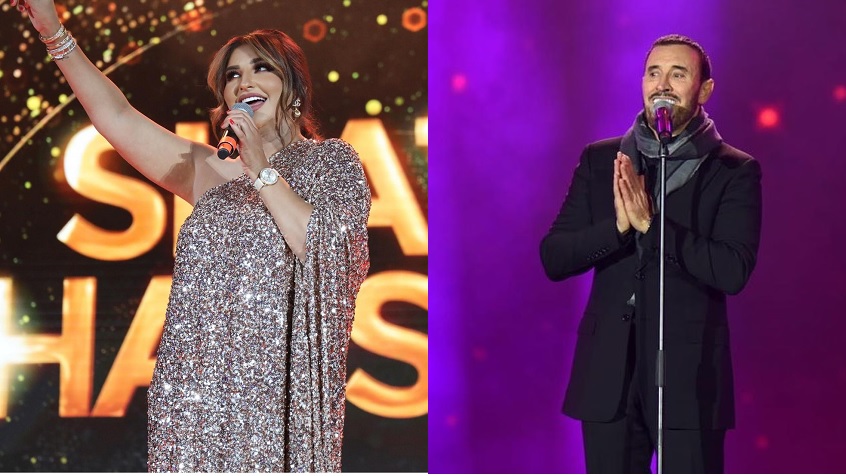 كاظم الساهر وشذى حسون