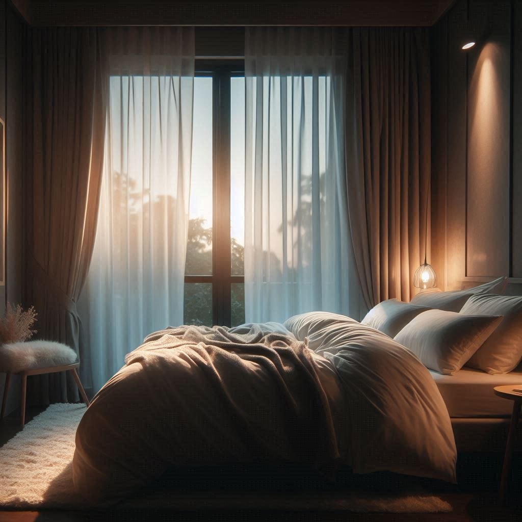 أفكار غرف نوم مظلمة للنوم الهادئ