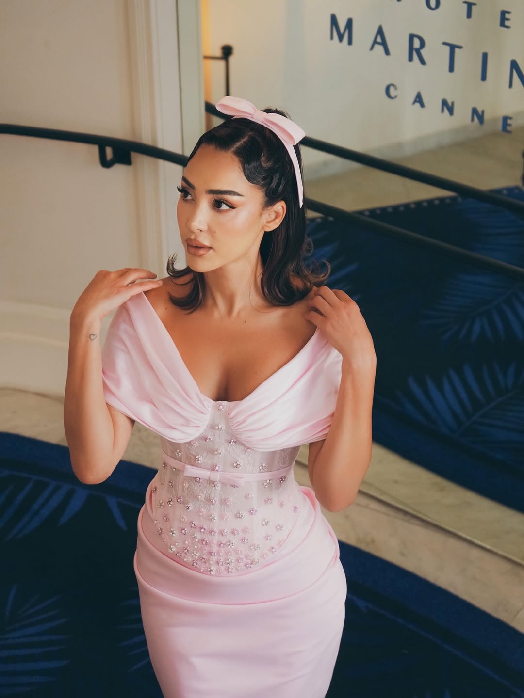 1 رئيسية بسمة بوسيل صورة من حسابها على انستغرام