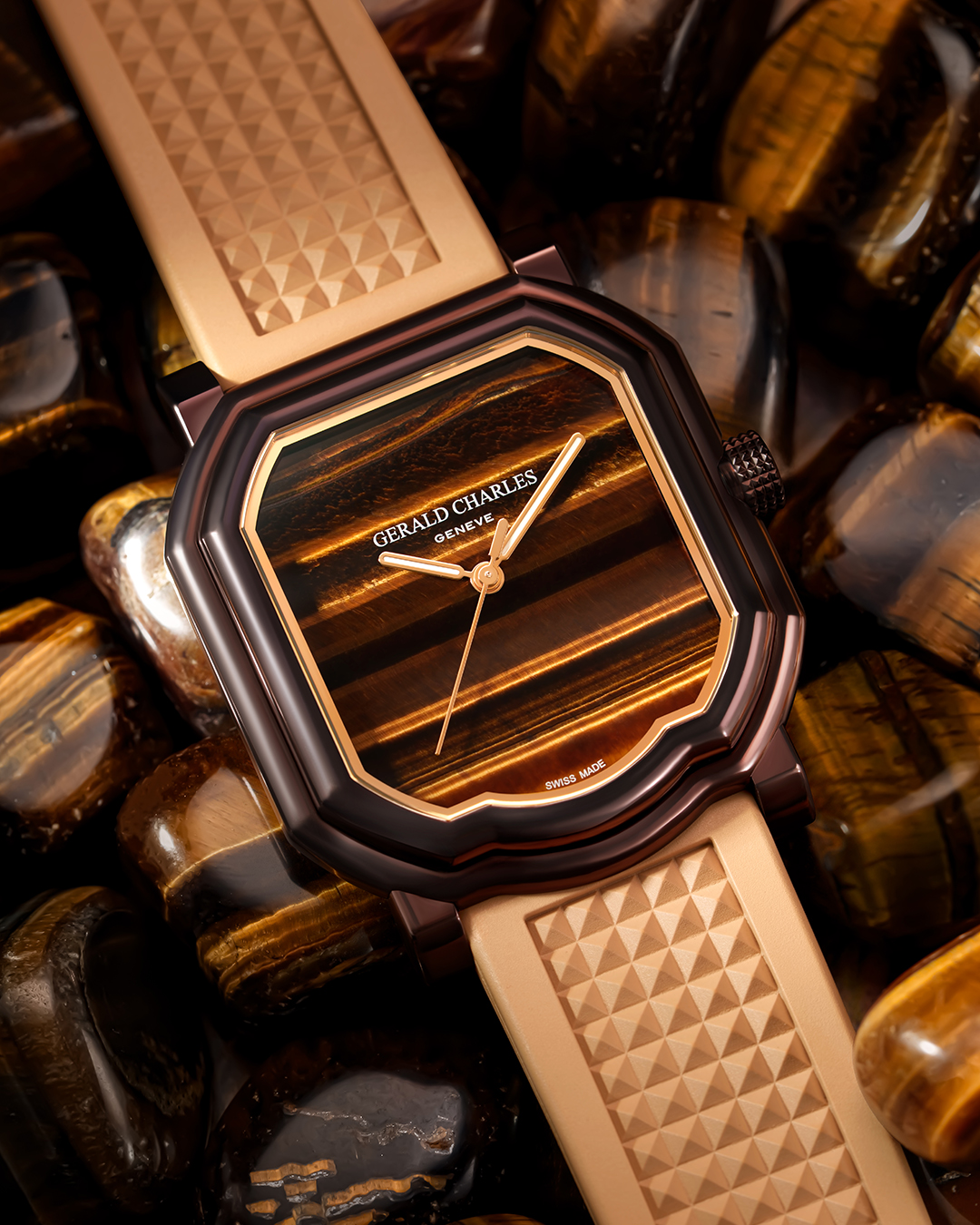 ساعة Maestro 2.0 Ultra-Thin Tiger's Eye 