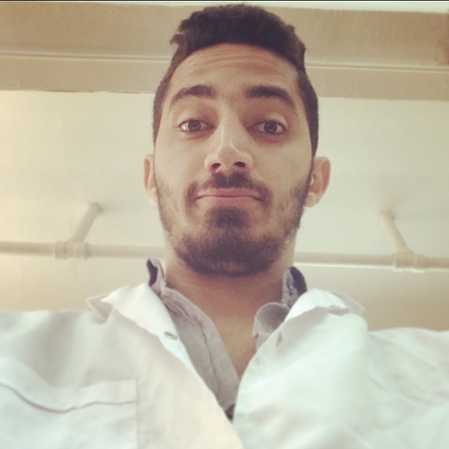 أحمد تيمور في الجامعة في عام 2015