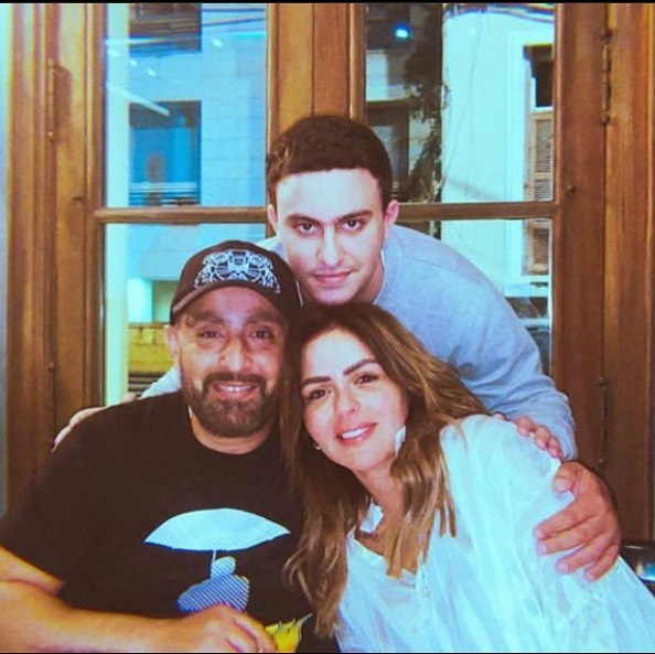 أحمد السقا ومها الصغير وابنهما ياسين