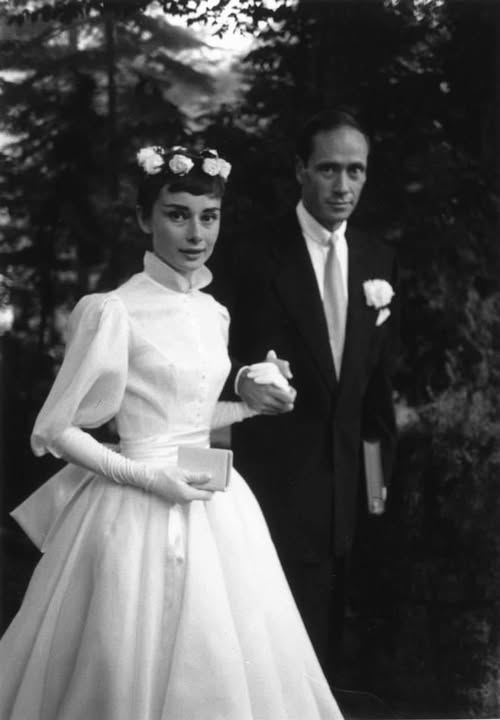 أودري هيبورن Audrey Hepburn وميل فيرير Mel Ferrer