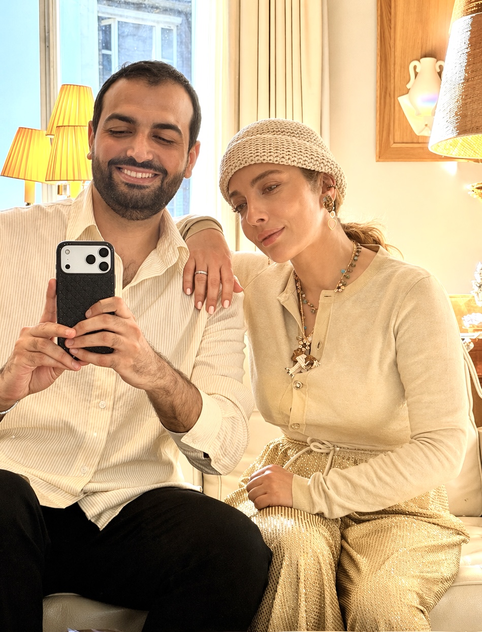 أصالة والمصمم مثنى العلي‏ قبل يوم من الحفل