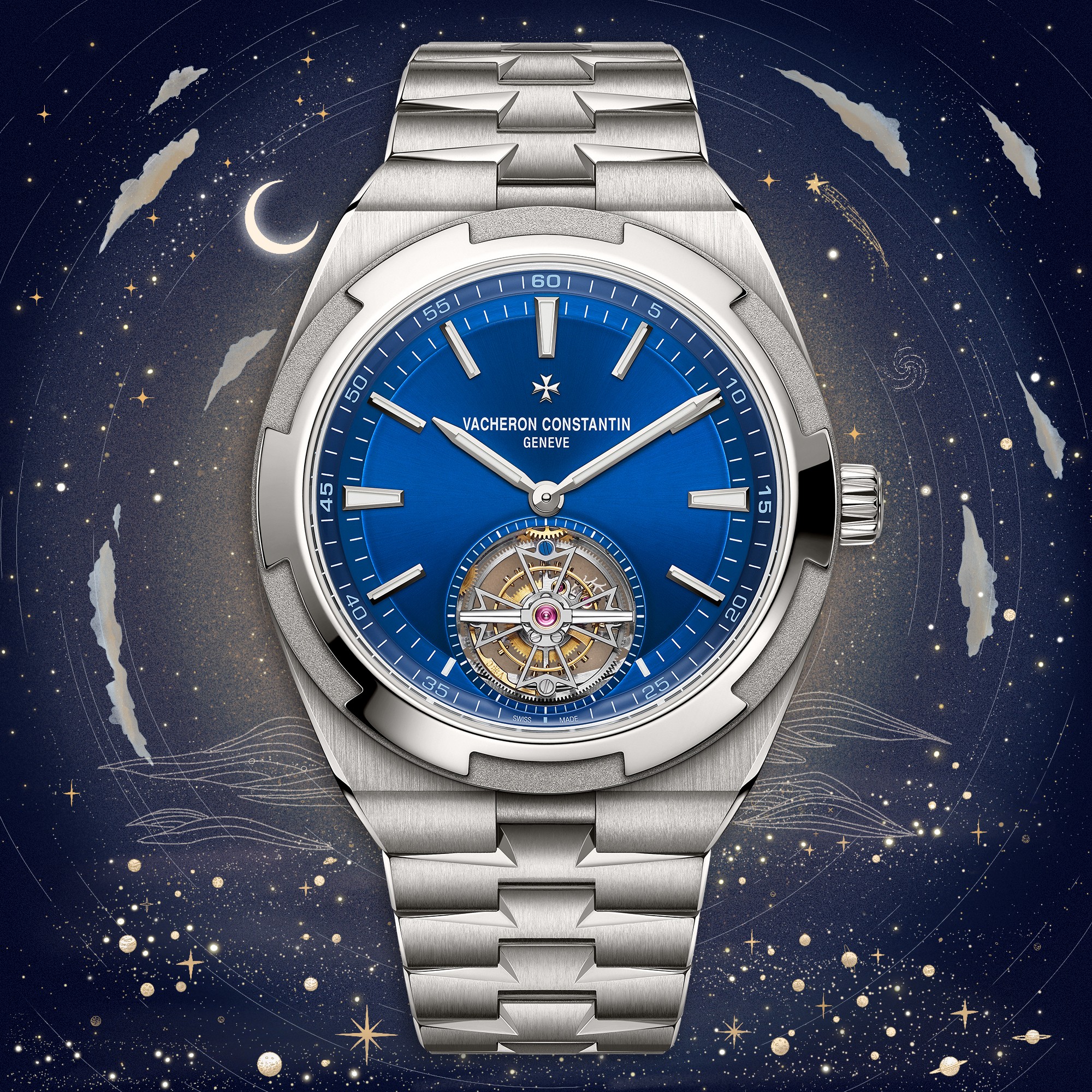 ساعة أوڤرسيز توربيون، تيتانيوم