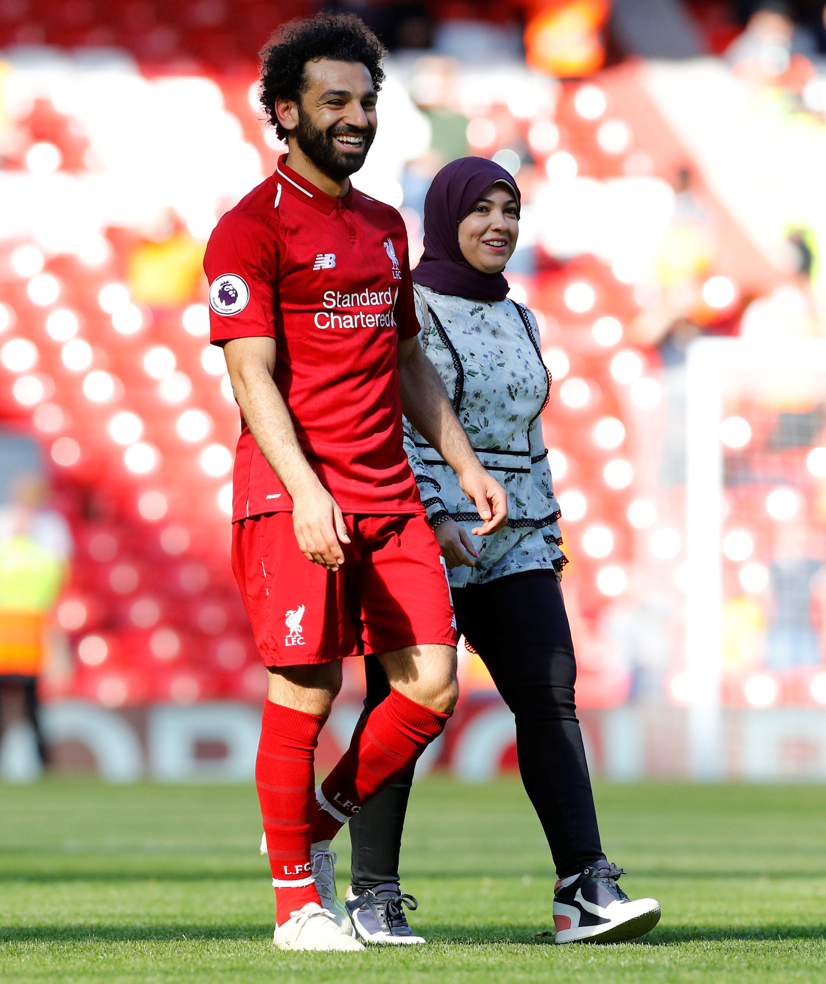 محمد صلاح وزوجته ماغي