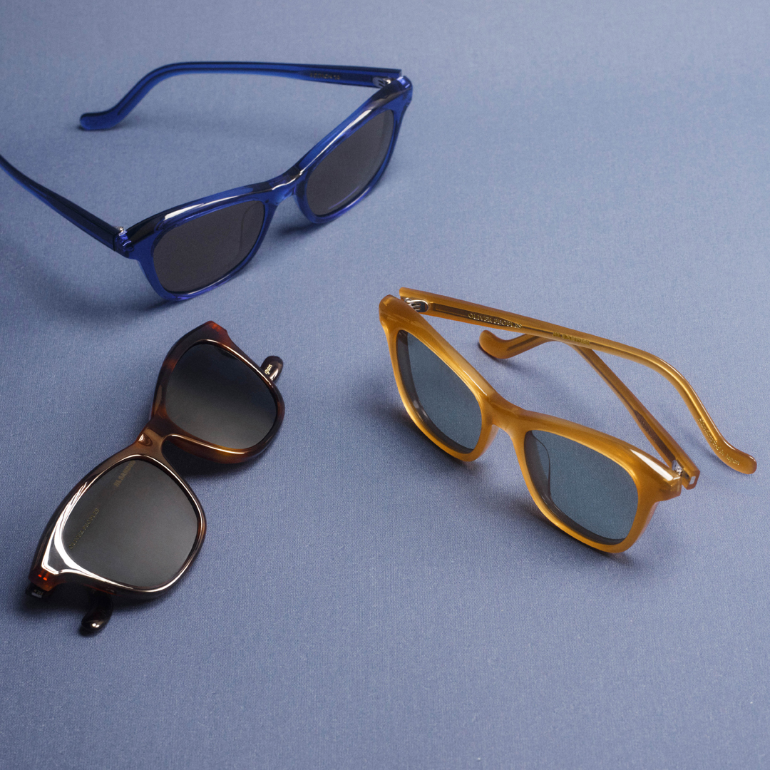 JIL SANDER تطلق مجموعتها الثانية من النظارات الشمسية بالتعاون مع OLIVER PEOPLES
