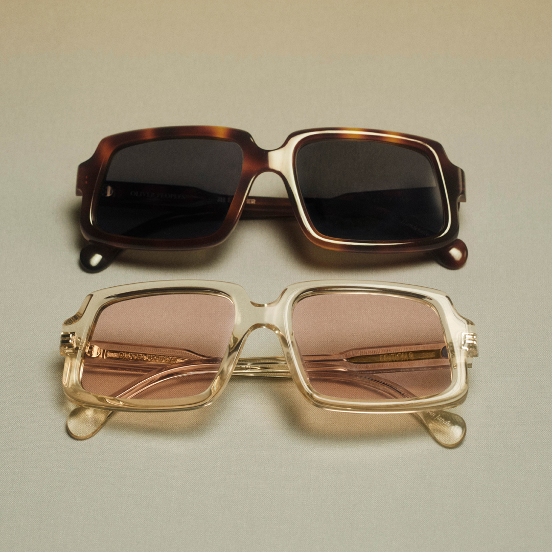 JIL SANDER تطلق مجموعتها الثانية من النظارات الشمسية بالتعاون مع OLIVER PEOPLES