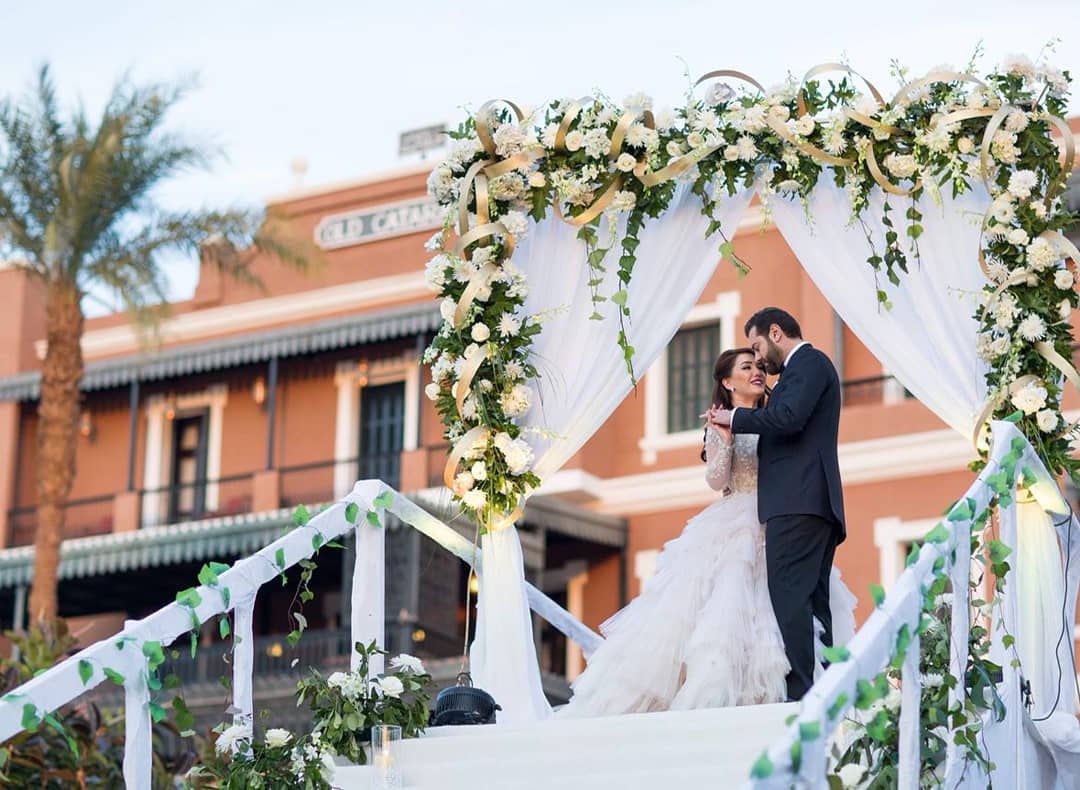 عمرو يوسف وكندة علوش في أسوان