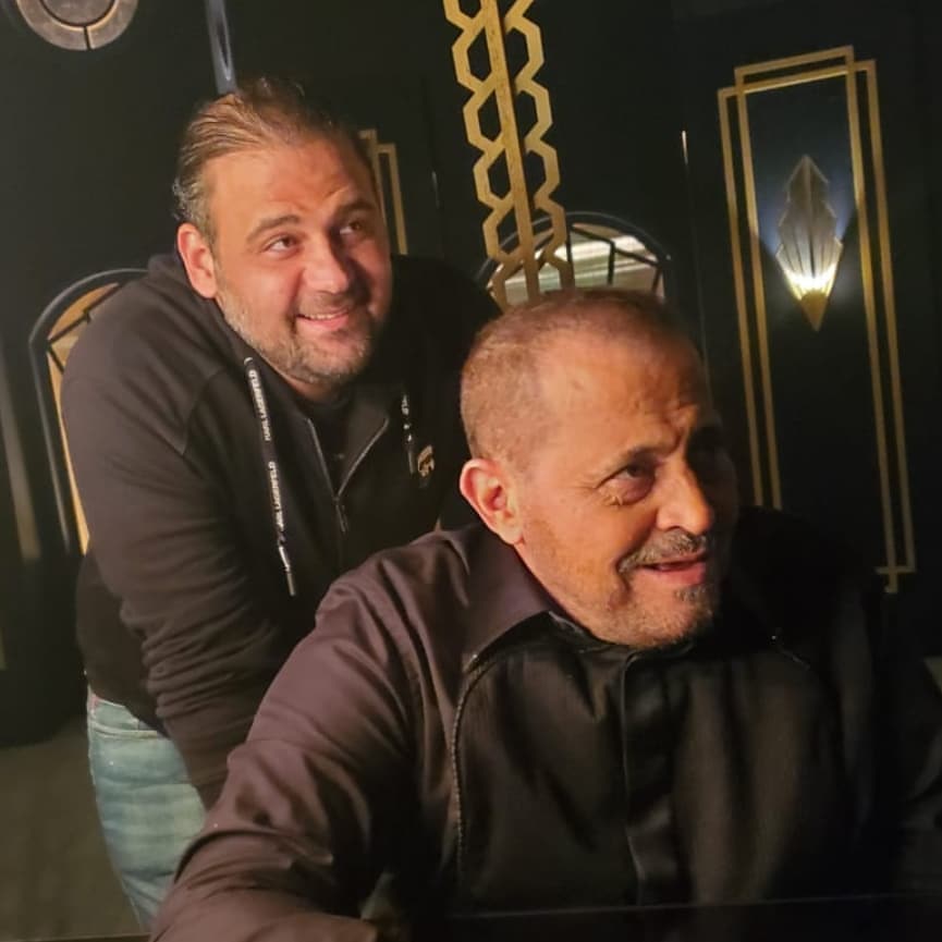 جورج وسوف وابنه الراحل وديع