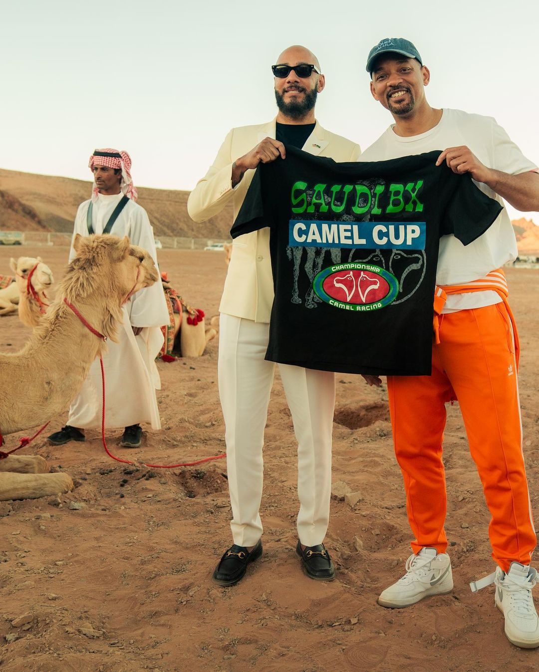 بيتز مع ويل سميث في المملكة العربية السعودية