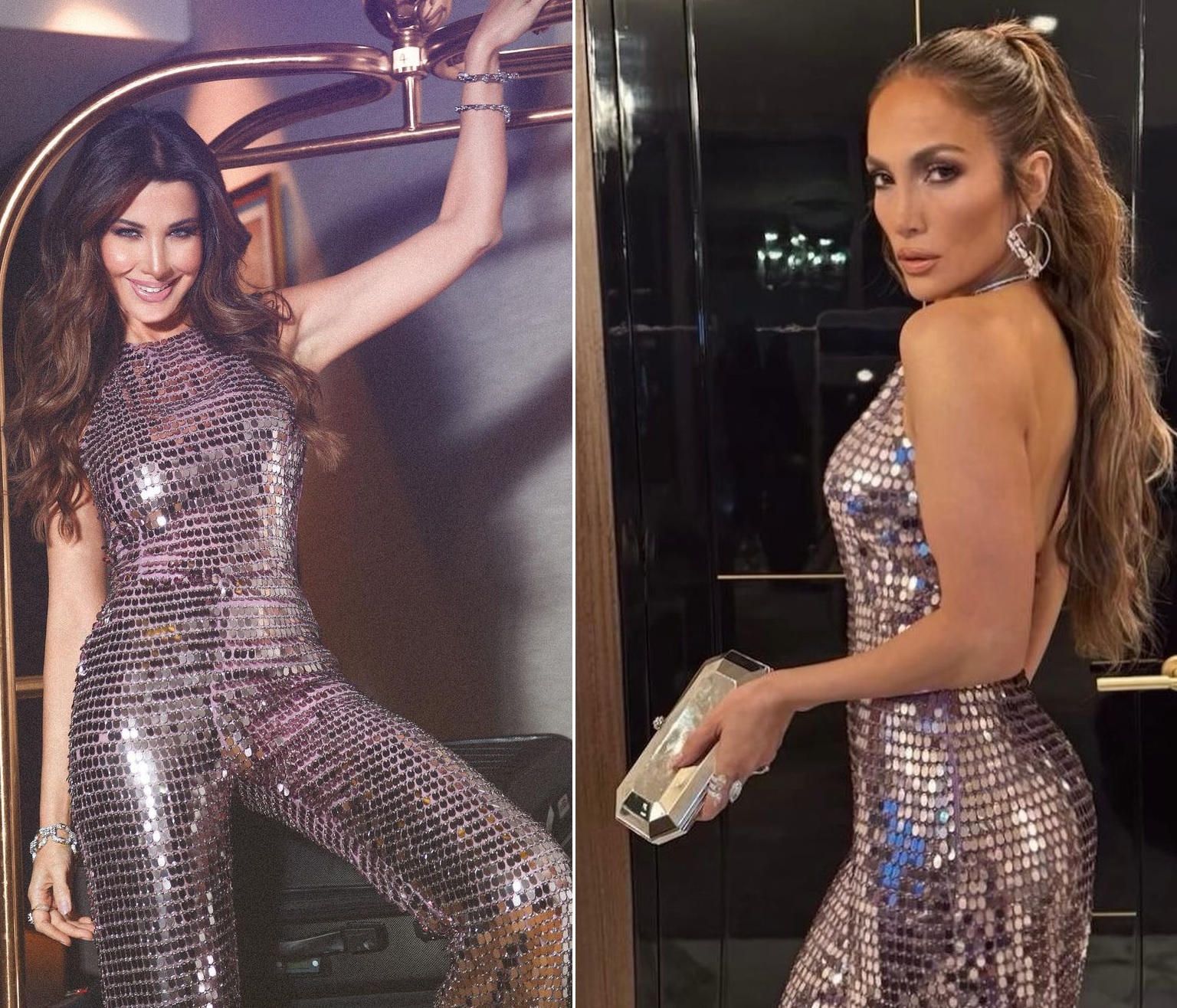 نانسي عجرم وجينيفر لوبيز