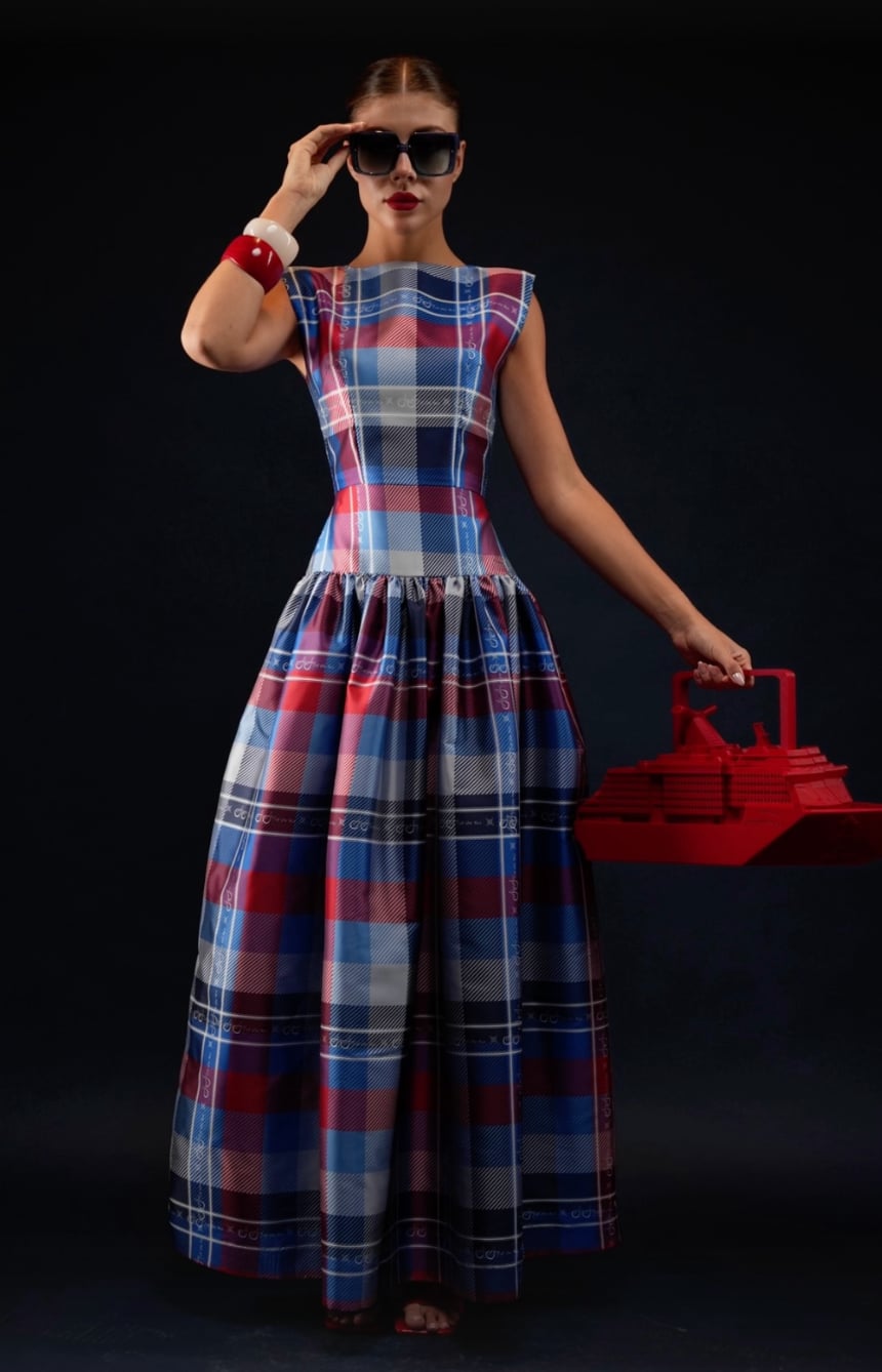 فستان من مجموعة Aram Design ضمن أسبوع الموضة في الرياض