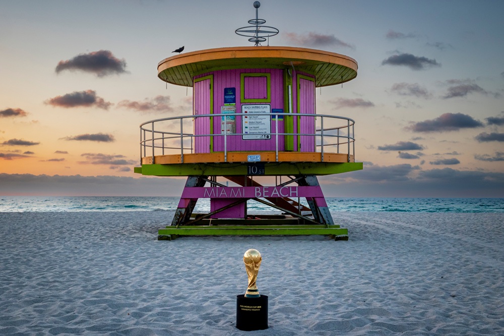 كأس العالم على شاطئ ميامي / Eva Marie Uzcategui - FIFA/FIFA via Getty Images