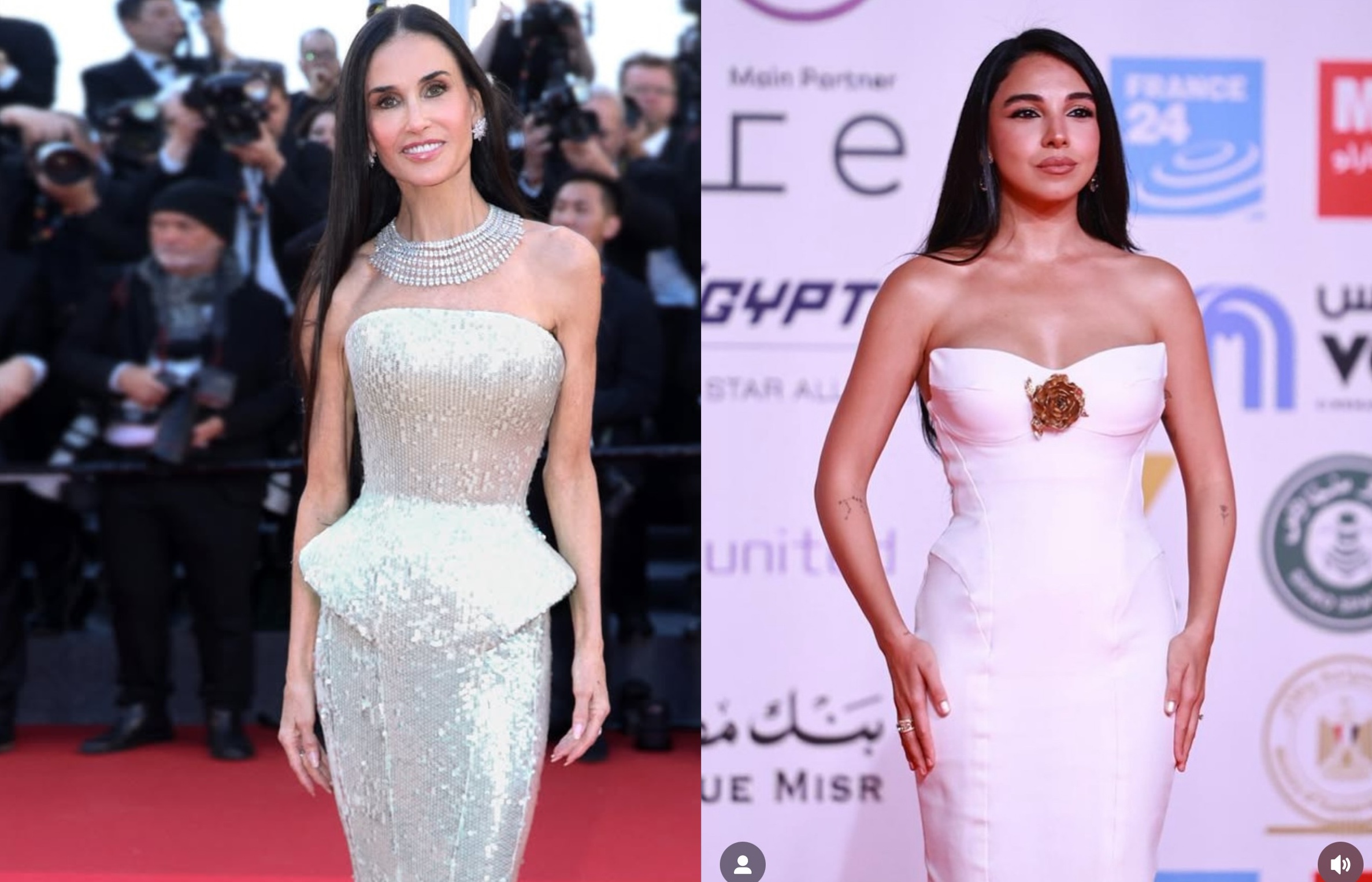 سلمى أبو ضيف وديمي مور