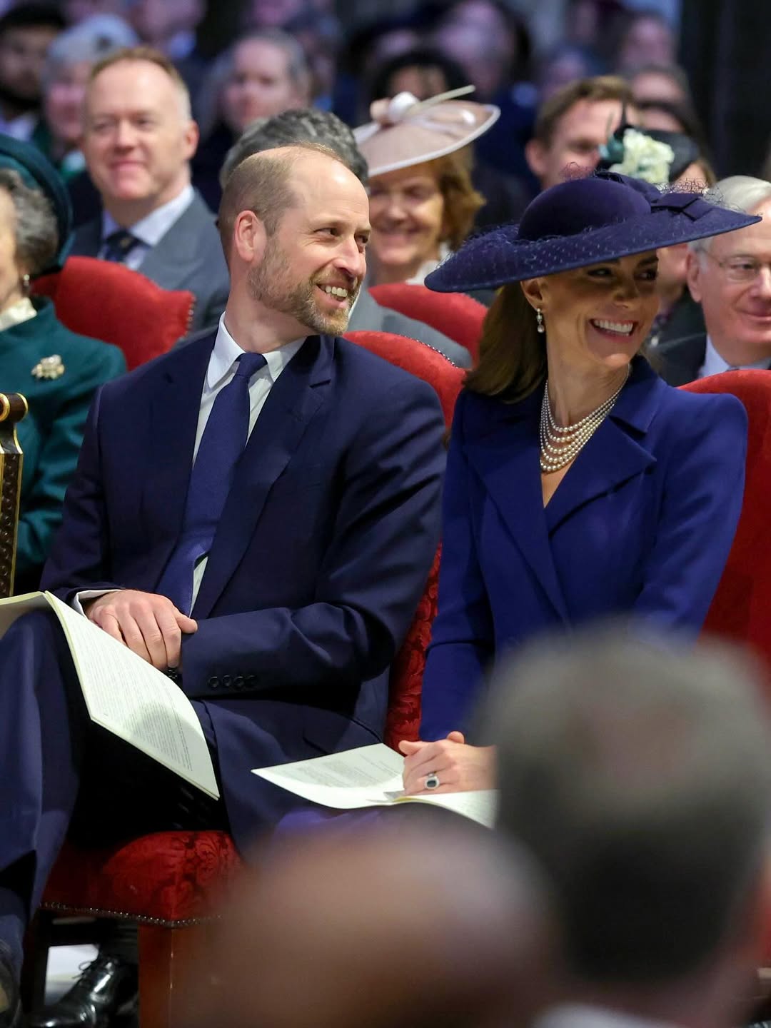 كيت والأمير ويليام إلى الملك تشارلز والملكة كاميلا للاحتفال بالكومنولث في دير وستمنستر